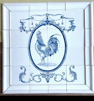Yvonne's Tegeltableaus op authentieke Friese witjes. beschikbaar voor biedingen