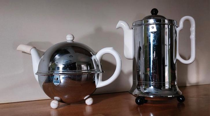 Royal Sphinx Regout thee en koffiepot /Benraad thermoshouder, Antiek en Kunst, Antiek | Keramiek en Aardewerk, Ophalen of Verzenden