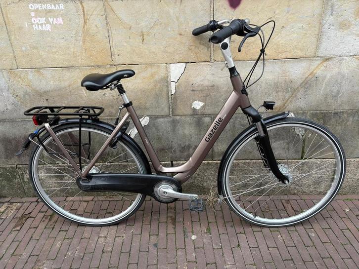 Gazelle orange c7+ dames fiets 53cm, Fietsen en Brommers, Fietsen | Dames | Damesfietsen, Zo goed als nieuw, Gazelle, Versnellingen
