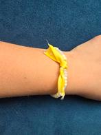 Gele armband met kralen, Overige materialen, Gebruikt, Geel, Ophalen of Verzenden