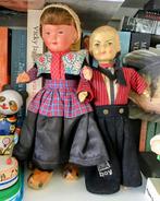 Antiek vintage Nederlandse popjes koppeltje composite, Antiek en Kunst, Antiek | Speelgoed, Verzenden