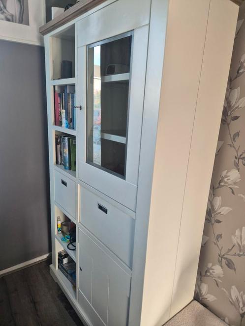 Buffetkast kast inclusief verlichting, Huis en Inrichting, Kasten | Buffetkasten, Gebruikt, Minder dan 100 cm, 25 tot 50 cm, Glas