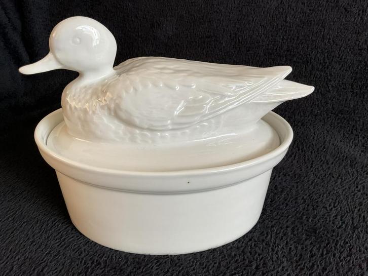 Apilco Schaal Terrine voor ganzen of eendenpatë - Porselein, Antiek en Kunst, Antiek | Schalen, Ophalen of Verzenden