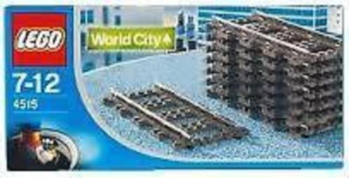 9 v rechte lego rails 4515 nieuw in doos partij kilo, Kinderen en Baby's, Speelgoed | Duplo en Lego, Nieuw, Lego, Complete set