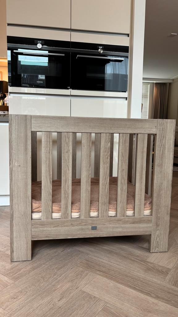 Baby Box The Wood Factory, Kinderen en Baby's, Boxen, Gebruikt, Rechthoekig, In hoogte verstelbaar, Boxkleed, Ophalen