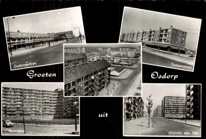 Osdorp - Remijden Osdorperban Tussenmeer, Verzamelen, Ansichtkaarten | Nederland, Ongelopen, Noord-Holland, 1940 tot 1960, Ophalen of Verzenden