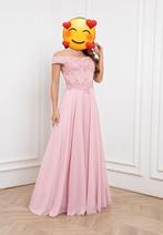 gala-jurk roze avondjurk vermaken coupeuse, Maat 38/40 (M), Galajurk, Ophalen of Verzenden, Zo goed als nieuw