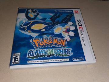 Pokemon Alpha Sapphire 3DS Game Case beschikbaar voor biedingen