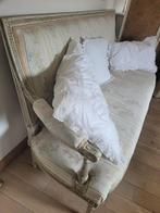 Antieke 3-  zitsbank met originele bekleding, Ophalen