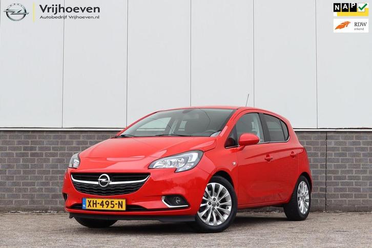 Opel Corsa 1.0 Turbo Online Edition Trekhaak 1e eig NL Auto, Auto's, Opel, Bedrijf, Te koop, Corsa, ABS, Achteruitrijcamera, Airbags