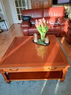 Mooie salontafel  kersen hout⁰8, Ophalen, 100 tot 150 cm, 50 tot 100 cm, Minder dan 50 cm