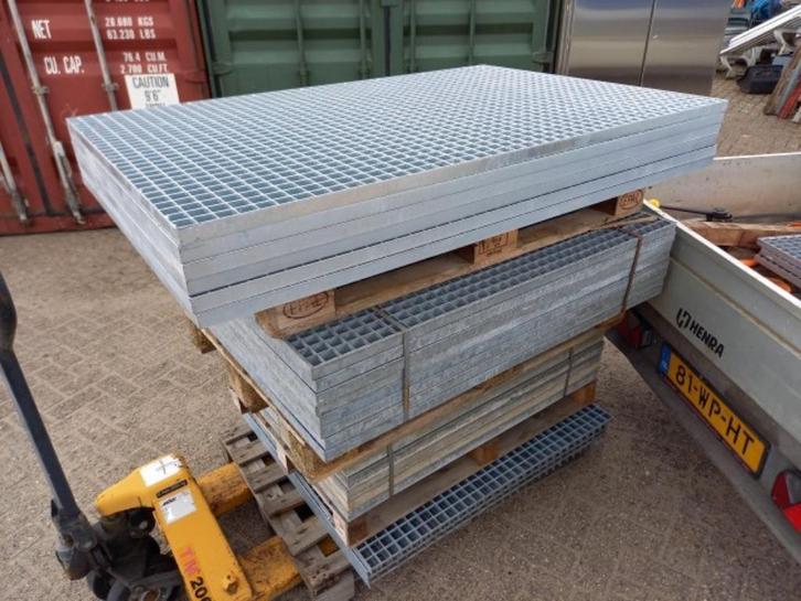 Looproosters Vijverroosters Vloerroosters Gootroosters, Doe-het-zelf en Verbouw, Metalen, Gebruikt, IJzer, Ophalen