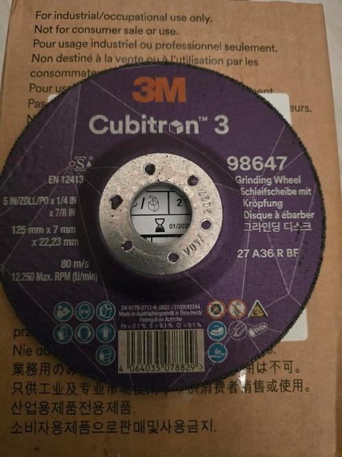 3M Cubitron-3 lamellenschijven en doorslijpschijven 125mm, Doe-het-zelf en Verbouw, Overige Doe-het-zelf en Verbouw, Nieuw, Ophalen of Verzenden