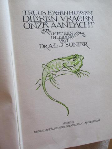 Truus Eygenhuysen "Dieren vragen onze aandacht" beschikbaar voor biedingen