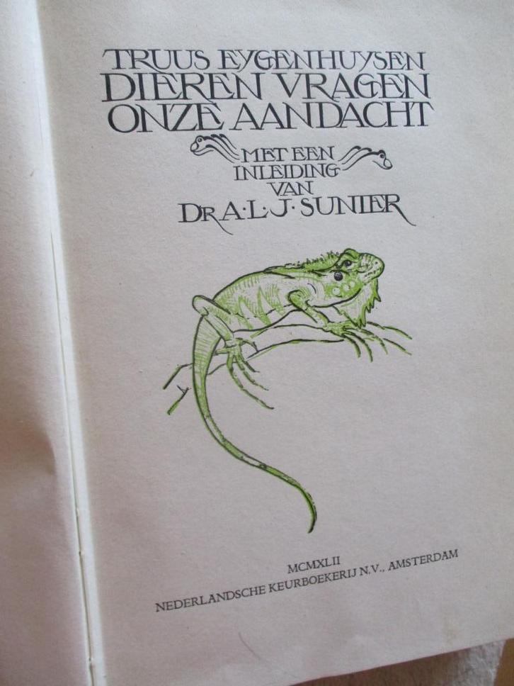 Truus Eygenhuysen "Dieren vragen onze aandacht", Boeken, Dieren en Huisdieren, Gelezen, Overige diersoorten, Ophalen of Verzenden