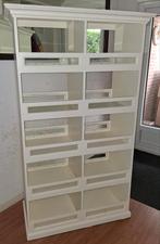Crêmekleurige kast, beide kanten open, Huis en Inrichting, Ophalen, Met plank(en), Gebruikt, Minder dan 150 cm