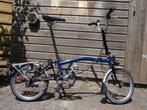 Brompton vouwfiets met 3 versnellingen, Fietsen en Brommers, Ophalen, Gebruikt, Brompton, 16 tot 18 inch