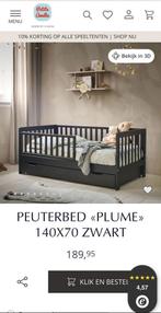 Petit Amelie peuterbed grijs, Kinderen en Baby's, Ophalen, Zo goed als nieuw, 140 tot 160 cm, 70 tot 85 cm