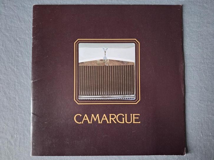 Brochure ROLLS ROYCE CAMARGUE - 1975 EN-FR-DE, Boeken, Auto's | Folders en Tijdschriften, Gelezen, Overige merken, Ophalen of Verzenden