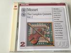 Mozart The Complete Quintets vol.2 Grumiaux/ Gerecz etc 2CD, Ophalen of Verzenden, Classicisme, Zo goed als nieuw, Kamermuziek