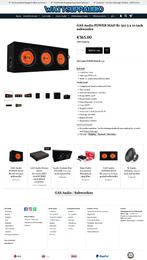 GAS Audio POWER MAD B1-310 3 x 10 inch subwoofer, Info@optimount.nl, Nieuw, Ophalen of Verzenden, Anholtseweg 48A 7091 HB DINXPERLO