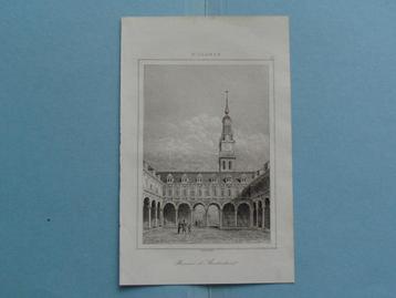 Staalgravures 1844 Amsterdam Den Haag Maastricht Delft beschikbaar voor biedingen