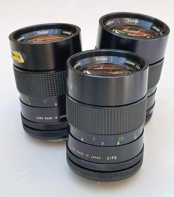 Vivitar 135mm f2.8 (Canon FD mount) (made by KOMINE !) beschikbaar voor biedingen