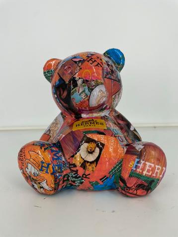 Hermes Beer Beeldje - Pop Art - Handgemaakt beschikbaar voor biedingen