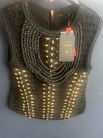 Balmain x H&M Top - Nieuw met kaartjes!, Maat 38/40 (M), Zwart, Nieuw, Ophalen of Verzenden