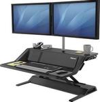 Fellowes Zit Sta Bureau Verhoger, Huis en Inrichting, Bureaus, Ophalen, In hoogte verstelbaar, Gebruikt, Bureau