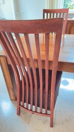 Eetkamer stoelen . Origineel LOOM met Acacia hout., Huis en Inrichting, Stoelen, Bruin, Hout, Ophalen of Verzenden, Zo goed als nieuw