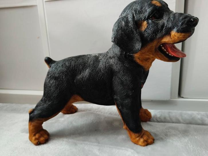 Rotweiller (?) puppy beeld., Antiek en Kunst, Kunst | Beelden en Houtsnijwerken, Ophalen