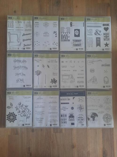 Stamping up diverse stempels, Hobby en Vrije tijd, Stempelen, Gebruikt, Clearstamp, Ophalen of Verzenden