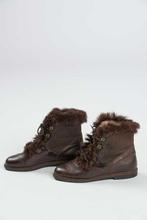Bama vintage fur winter boots jaren 80 schoenen maat 38, Ophalen of Verzenden, Bruin, Bama