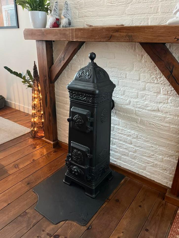 Houtkachel L. Lange & Co., Huis en Inrichting, Kachels, Gebruikt, Vrijstaand, Houtkachel, Hout, Ophalen