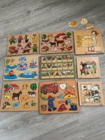 Houten puzzels, Kinderen en Baby's, Speelgoed | Kinderpuzzels, 2 tot 4 jaar, Gebruikt, Ophalen of Verzenden, Van hout