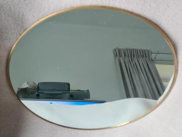 Messink spiegel, 30 cm doorsnee. Ronde spiegel. beschikbaar voor biedingen