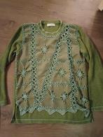 Leuke hippie trui groen maat M/L, Groen, Maat 38/40 (M), Ophalen of Verzenden, Zo goed als nieuw