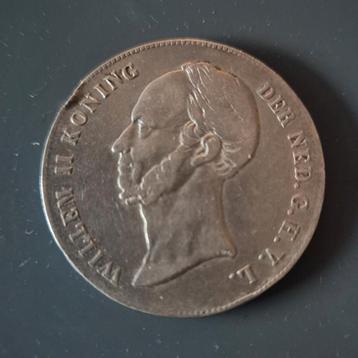 zilveren 2½ Gulden Willem II 1847 beschikbaar voor biedingen