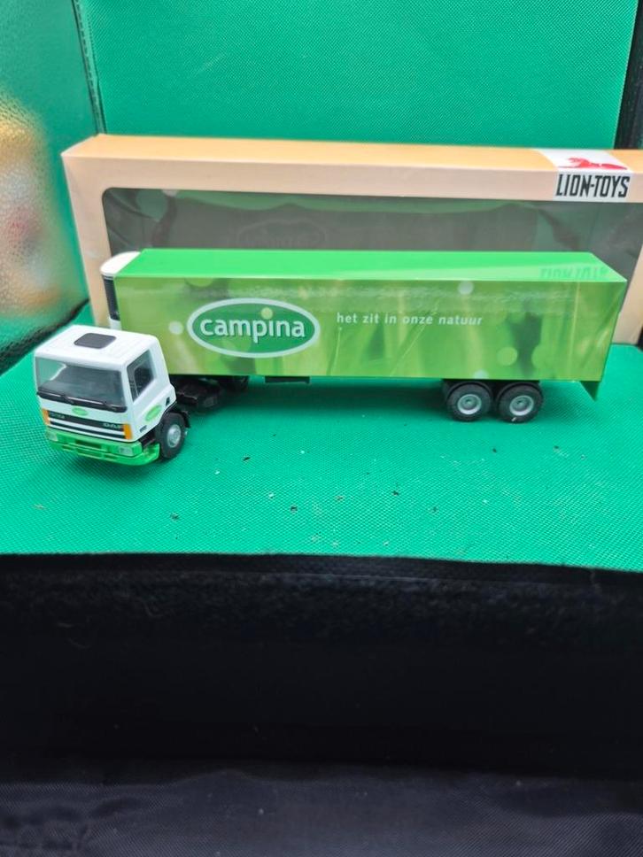 241 Daf 75cf campina 1/50 liontoys, Hobby en Vrije tijd, Modelauto's | 1:50, Zo goed als nieuw, Bus of Vrachtwagen, Wsi, Ophalen of Verzenden