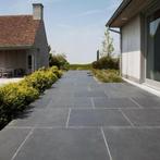 leisteen tuintegels Mustang Leisteen Black Slate 100x100 cm, Ophalen, Nieuw, Natuursteen, Terrastegels