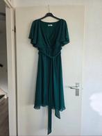 Feestjurk donkergroen / forest green., Kleding | Dames, Jurken, Ophalen of Verzenden, Zo goed als nieuw, Maat 36 (S), Goddiva