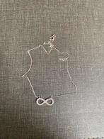 Ketting zilver met Lemniscaat, Ophalen of Verzenden, Zilver