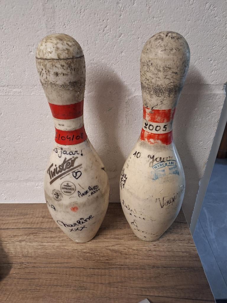 Oude originele bowling pins USBC Twister, Sport en Fitness, Bowlen, Ophalen of Verzenden, Gebruikt, Bal