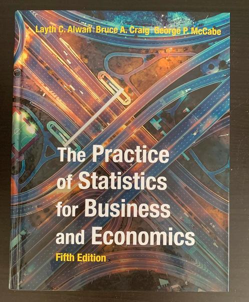 The Practice of Statistics for Business and Economics, Boeken, Studieboeken en Cursussen, Zo goed als nieuw, HBO, Beta, Ophalen