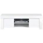 TV-meubel Amalfi - hoogglans wit - 45x140x50 cm, Ophalen of Verzenden, Zo goed als nieuw