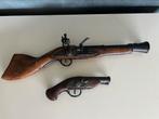 Authentieke set decoratieve flintlock-replica’s | pistolen, Ophalen of Verzenden