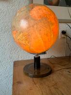 Antieke Vintage Wereldbol Globe Verlichting Columbus Berlin, Huis en Inrichting, Woonaccessoires | Wereldbollen, Ophalen of Verzenden