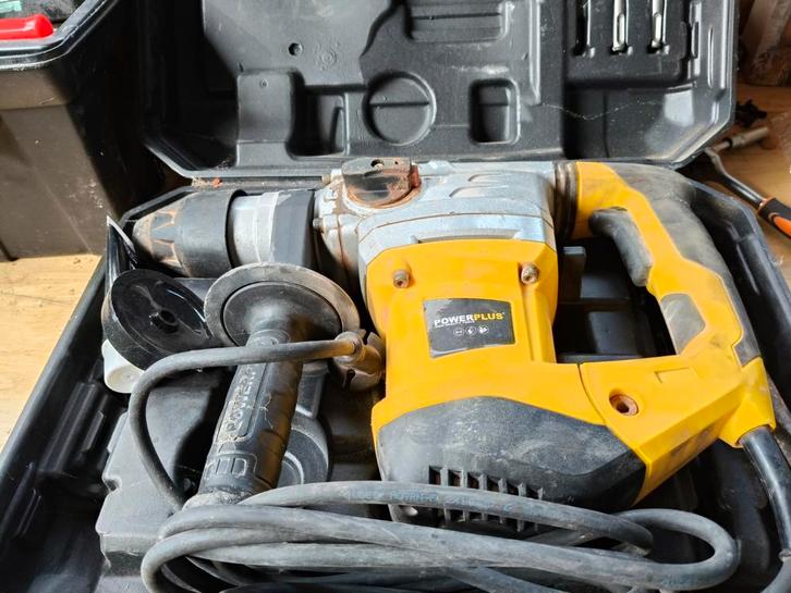 Boorhamer power plus, Doe-het-zelf en Verbouw, Gereedschap | Boormachines, Zo goed als nieuw, Boor- en/of Breekhamer, 600 watt of meer