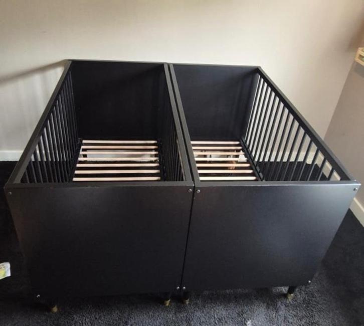 Twee ledikanten Bopita Cloë te koop, Kinderen en Baby's, Babywiegjes en Ledikanten, Gebruikt, Ledikant, Ophalen